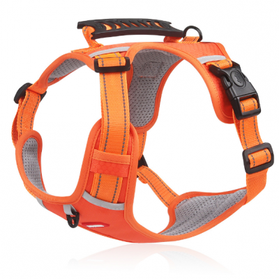 H501Vest-style reflective large dog harness